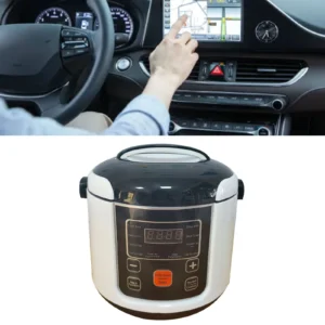 Electric Rice Cooker for Car Truck Home Multicooker Soup Porridge Food Steamer Lunch Box Travel Electric Lunch Box Rice Cooker