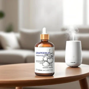 Pure Grapefruit Essential Oil  Premium Aromatherapy Oil for Diffusers, Massage & DIY Skin Care Grapefruit Essential Oil
