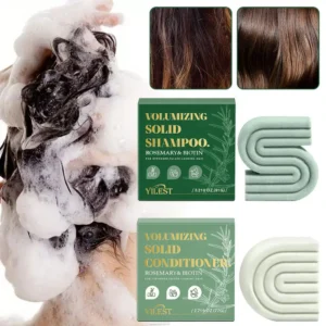 Sheeamy Rice Shampoo and Conditioner Bar for Hair Growth | Rice Shampoo Bar & Conditioner Bar for Strengthening Hair