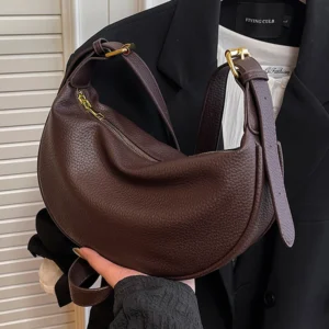 Fashion Large Capacity PU Leather Tote Shoulder Bag Simple Casual Style New Hobos Bag for Women