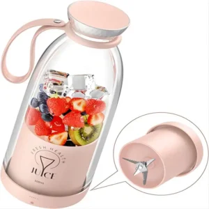 Portable juicer Rechargeable Wireless Fruit Mixer Fresh Juice Bottle Blender 6 Blades Food Milkshake Ice Crush Cup