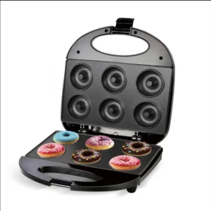 Home Use Automatic Non-stick Snack Dessert Electric Mini Round Donut Making Machine Automatic Electric Dessert and Snack Appliance