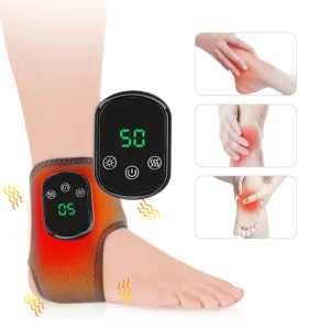 Electric Heating Ankle Brace Massager Foot Massagers Hot Compress Vibration Massage Joint Hand Foot Muscle Relaxtion Support
