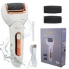 Electric Foot File USB Rechargeable Callus Remover Pedicure Device Foot Care Tool for Heel Hard Skin Removal Waterproof