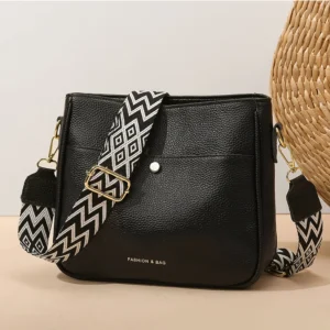 Luxury Women’s Cowhide Leather Shoulder Bag Large Capacity Designer Handbag Premium Cowhide Leather Handbag for Women