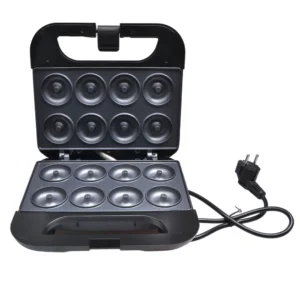 Mini Donuts Maker Electric Automatic Non-Stick Snacks Cooking Cake Pan Oven For Kids Dessert Breakfast Kitchen Home