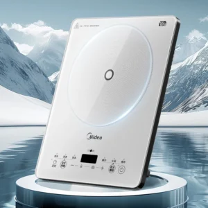 High-Power Induction Cooker Smart Timer Integrated Microcrystalline Panel Kitchen Cooking Appliance Integrated Timer & Touch Control
