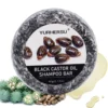 Black Castor Shampoo Bar Shampoo and Conditioner, Made With Castor Extract, Nourishes And Cares For All Hair Types.