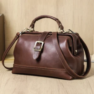 Leather Sling Shoulder Bags for Women Luxury Designer Tote Bag Women‘s Bag Handbag Fashion Ladies’ Doctor Bag