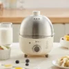 Electric Egg Boiler Breakfast Machine Multicooker Steamer Automatic Egg Cookers Home Egg Custard Steaming Cooker with Timer
