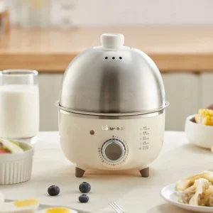 Electric Egg Boiler Breakfast Machine Multicooker Steamer Automatic Egg Cookers Home Egg Custard Steaming Cooker with Timer