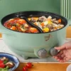 Electric Hot Pot Home Multi-function All-In-One Electric Cooking Pot Electric Cook Pot Non-Stick Grill Pan Pot