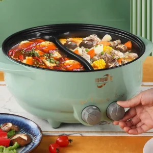 Electric Hot Pot Home Multi-function All-In-One Electric Cooking Pot Electric Cook Pot Non-Stick Grill Pan Pot