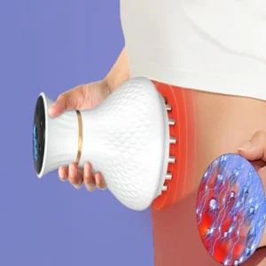 Cordless Handheld Leg Body Massager 25 Massage Heads 19 Modes Adjustable Rechargeable Wireless Electric Massager Machine