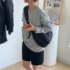 Fashion Shoulder Bag Summer Large Capacity Casual Nylon Women Shoulder Bag Korean Style Hobos Bag Youth Crossbody Tote