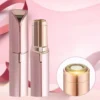 Portable Lipstick Type Female USB Charging Electric Shaver Painless and Efficient Mini Shaver for Facial and Leg Shaving
