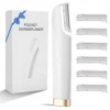Women's Sonic Rechargeable Dermaplane Razor with Light 6 Replaceable Blades Facial Exfoliation Hair And Fuzz Removal Tool