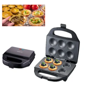 Cross-Border Home Use 6 Hole Baking Cake Mini Pie Maker Quiche Maker Cake Machine Egg Tart Machine Breakfast Machine