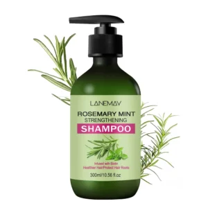 Nourishing Shampoo Cleanses and Helps Strengthen Weak and Brittle Hair Rosemary Mint Shampoo, Prevent hair loss Nourishing hair