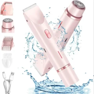 Women Electric Razors Bikini Trimmer Face Shavers Hair Removal for Underarms Legs Lady Body Trimmer Waterproof Painless