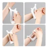 White Ceramic Scraping Board Facial Guasha Handheld Full Body Universal Type Acupoint Massager Lymphatic Drainage Massager