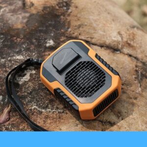 6000mAh Hanging Neck/Waist Fan USB Mini Portable Rechargeable Fan For Outdoor Camping Hiking Climbing Running Sports