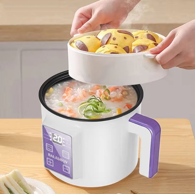 Electric Rice Cooker Single Double Layer Multi Cooker Non-Stick Smart Mechanical MultiCooker Steamed Rice Pot For Home