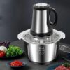 Household Stainless Steel Meat Grinder High Power Blender Multifunctional Food Processor Food Chopper Electric