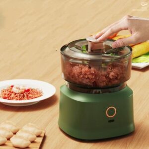 Mini Wireless Electric Garlic Press Dual Purpose Garlic Puree Usb Charging Kitchen Food Shredder Meat Grinder Vegetable