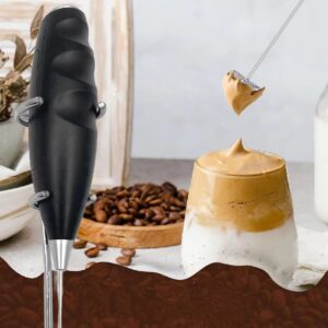 Milk Frother Handheld Foam Maker For Latte Mini Whisk Coffee Cappuccino Frappe Matcha Hot Chocolate Drink Mixer