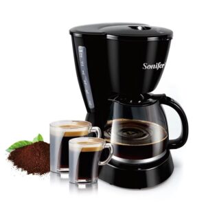 Electric Drip Coffee Maker Household Coffee Machine 15 Cup Tea Coffee Pot Milk Coffee Maker for Gift