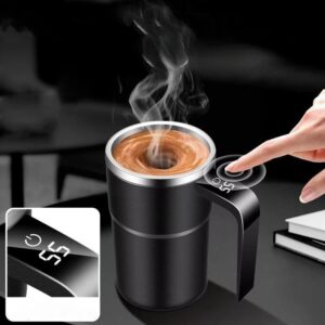 Electric Coffee Self Mixing Mug Waterproof BPA-free Coffee Stirring Mug Rechargeable Automatic Magnetic Cup For Tea