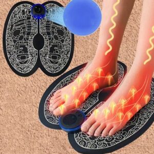 Portable Electric Foot Massager for Stress Relief & Better Comfort Rechargeable Foot Therapy Massager for Relaxing Tired Feet