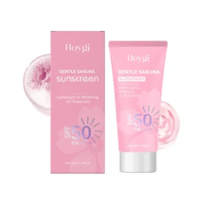 Cherry Blossom Sunscreen Cream Spf 50+ Long-Lasting Anti UV Anti-Aging Anti Oxidant Oil Control Non-greasy Waterproof Sunblock