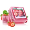 Strawberry Soap Plant Essential Oil Soap Deep Cleansing Handmade Soap for Cleansing and Bathing Portable Soap for Travel