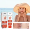 Sun Lotion Facial Body Long Lasting Summer Outdoor Isolation Protection UV Refreshing Light Moisturizing Cream