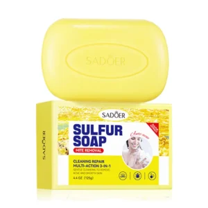 Sulfur Mite Removing Facial Soap Universal Handmade Soap for Body Face Wash Foam Moisturizing Facial Cleanser
