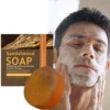 Handmade Sandalwood Soap with Essential Oils Deep Cleansing & Moisturizing Bar Natural Sandalwood Handmade Soap