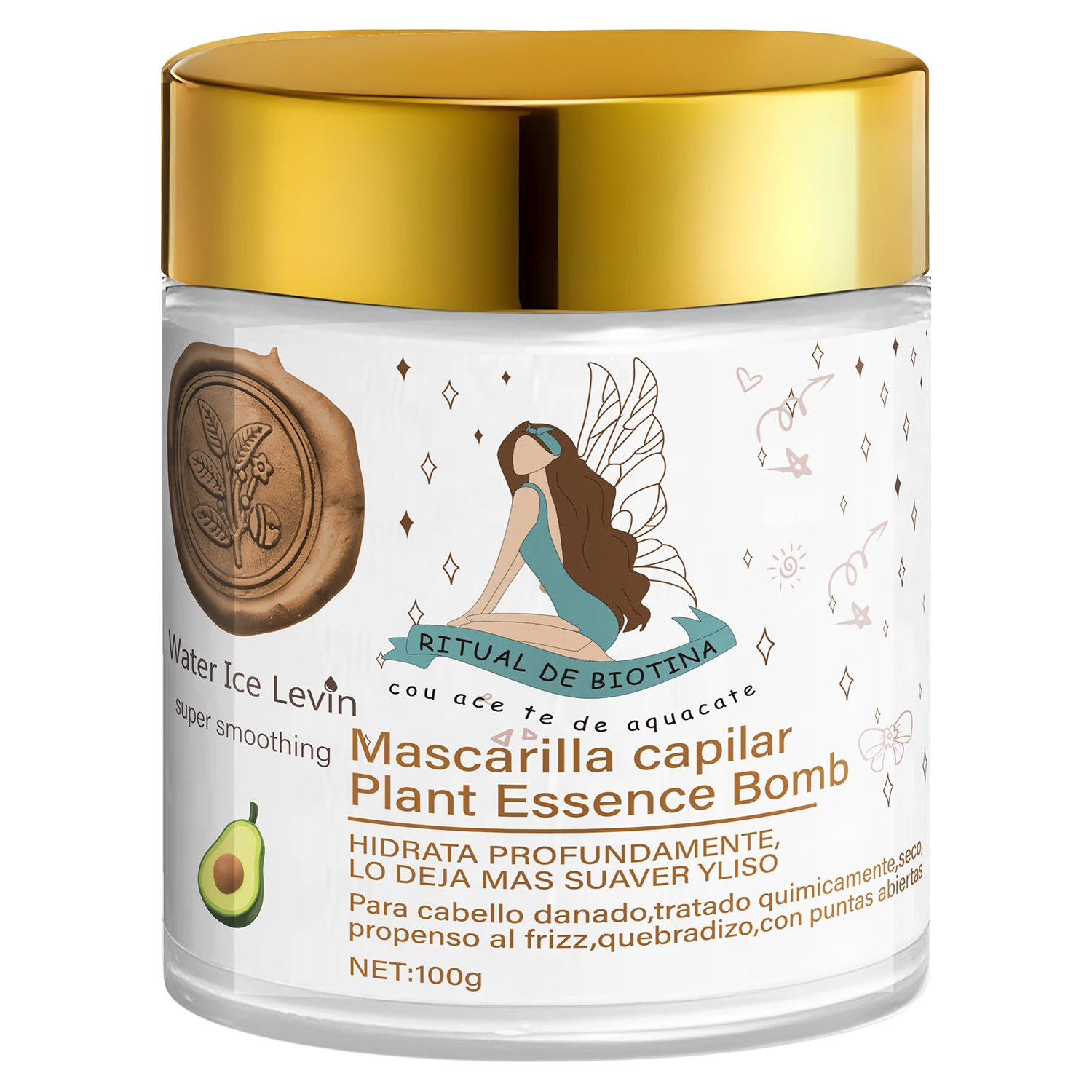 Plant-Based Essence Hair Mask, Moisturizing and Repairing Care, Leaves Hair Silky Smooth, Enhances Vitality and Shine