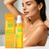 Sunscreen Spray Non-stciky Protect Skin Moisturizing Enhance Smoothness Refreshing Prevent Sunburn Sunscreen Spray