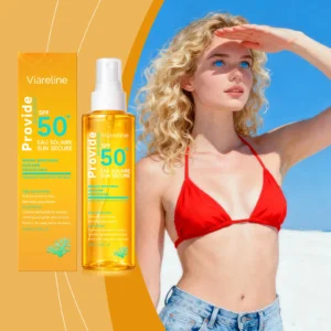 Coral Reef Safe Sunscreen Spray Waterproof Sweatproof Resistant Prevent Sunburn Moisturizing Refreshing Strong Facial Body Spray