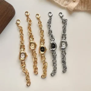 High-end Women Creative Bracelet Chain Watches Top Brand Gold Fashion Ladies Wristwatches Women's Quartz Watch Female Clock