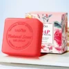 Handmade Soap Natural Herbal Rose Essential Oil Soap Oil Control Bath Soap, Deep Cleansing and Moisturizing the Skin