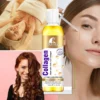 Collagen Face Serum Oil Body Massage Oil Nourish Natural Body Oil,Moisturize Skin&Hair Essence,Smooth Skin,Firming Massage&Hair Care