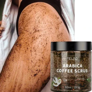 Arabica Coffee Scrub - All Natural Exfoliating Body Scrub for Skin Care Dead Sea Salt and Arabica Coffee Moisturizing