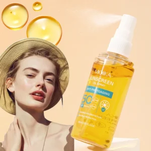 Long Lasting Moisturizing Sunscreen Spray Moisturizing Anti Ultraviolet Light, Thin, Breathable, Safe and Mild