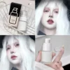 White Matte Face Foundation Full Coverage Long Lasting Waterproof Liquid Foundation Cosplay Stage Face Painting Flawless Makeup