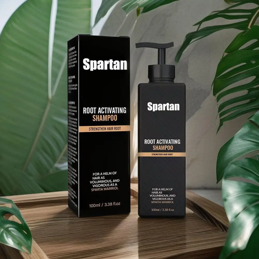 Spartan Root Activating Shampoo Strengthen Hair Root Fluffy Nourishing Shampoo Anti Hair Loss Shampoo Non-irritating