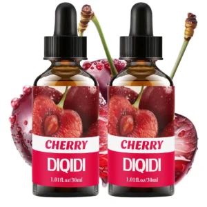 Cherry essential oil, fruit essential oil, home aromatherapy essential oil, care oil, diffuser humidifier, car essential