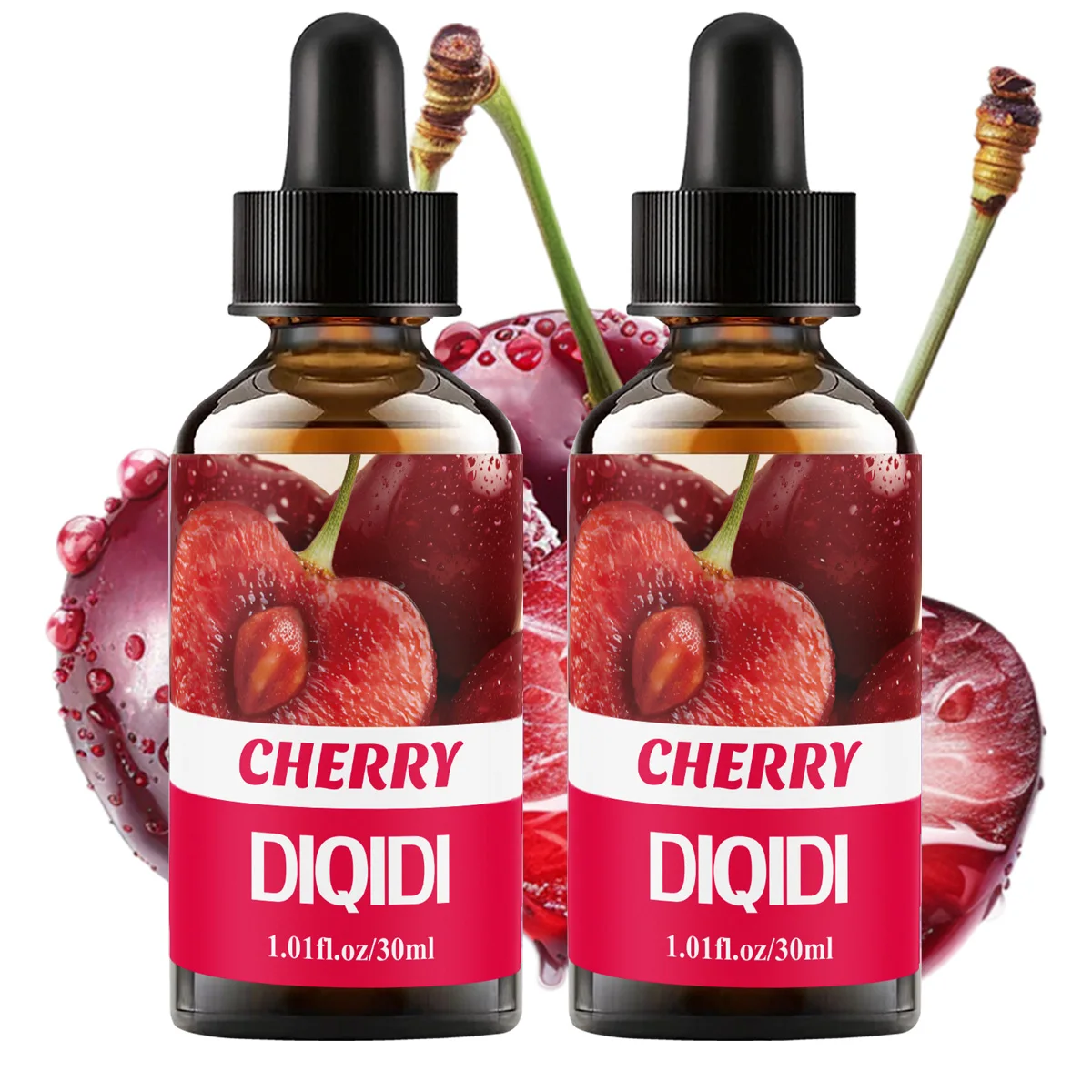 Cherry essential oil, fruit essential oil, home aromatherapy essential oil, care oil, diffuser humidifier, car essential